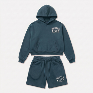 OEM Manufacturer's Custom <b>Men's</b> <b>Hoodie</b> <b>and</b> <b>Shorts</b> <b>Set</b> Wholesale Cheap Price <b>Men</b> <b>Hoodie</b> <b>and</b> <b>Shorts</b> <b>Set</b> - Product Image 1
