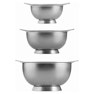 Panier à frire rond en acier inoxydable de qualité supérieure avec poignée pliable pour la friture des frites et des snacks croustillants - Product Image 1