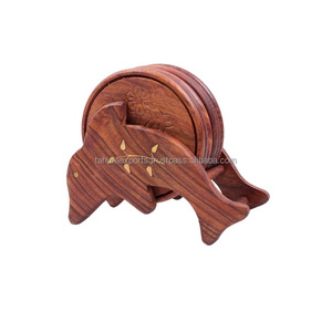 Modern Design Best Quality Wooden Coasters Home Decoration for Kitchen and Tabletop Acacia Mango Handmade - Product Image 3