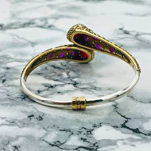 Ottoman Turkish Handmade Silver <b>Ruby</b> <b>Bracelet</b> Vintage Women's Jewelry Bohemian Fashion Jewelry Handmade Bulk Product - Product Image 5