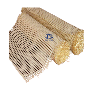 Malla Tejida de Ratán Natural con Patrón Cuadrado Diagonal, Ecológica, en Rollo para Decoración de Muebles y Gabinetes - Product Image 1