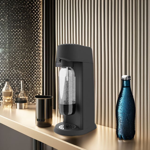 Manual Plastic Desktop Soda and Sparkling Water Maker Machine for Household Use