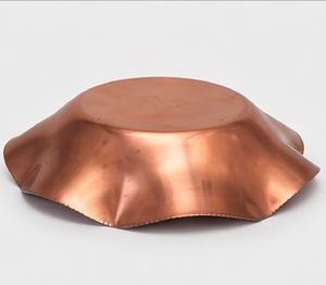 Bol à nourriture en cuivre plaqué, design moderne, qualité supérieure, finition brillante, parfait pour les mariages et l'utilisation en cuisine. - Product Image 3