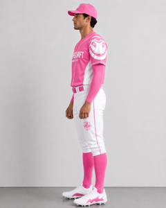 Conjunto de Uniforme de Béisbol Rosa Personalizado, Jersey de Béisbol Sublimado, Ropa de Equipo, Fabricante OEM ODM - Product Image 1