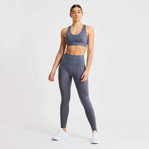 Women's Professional Factory-Made Gym Sports Wear Quick Dry Breathable 3-<b>Pc</b> Yoga Set with Seamless Solid Pattern Yoga Sets - Product Image 6