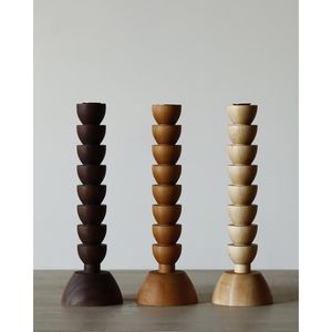 Support à bougie en bois de qualité supérieure, décoration d'intérieur avec lanternes et pots à bougies haut de gamme - Product Image 1