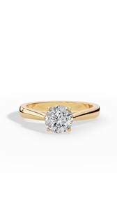 High Quality Eternal Brilliant Round Cut <b>Solitaire</b> Lab Grown Diamond <b>Ring</b> 925 <b>silver</b> Wholesale OEM Fine Jewelry Manufacturer - Product Image 2