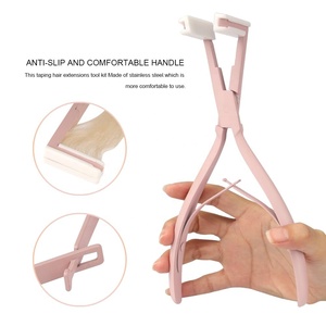 Stainless Steel Hair Extension <b>Pliers</b> <b>Sets</b> Kit with Hook Needle Professional Wholesale Hair Extensions Tools With Custom Label - Product Image 4