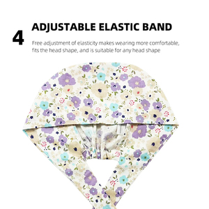 Gorro Quirúrgico Unisex Tipo Bouffant para Mujeres y Hombres, Enfermeras, Doctores, Dentistas, Veterinarios, Gorro Médico Transpirable y Ajustable - Product Image 6