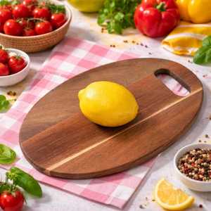 New Arrival Looking Kitchenware <b>Chopper</b> Blocks Solid Wooden Chopping Board Hotel Catering <b>Vegetable</b> Fruits Cutting Boards - Product Image 5