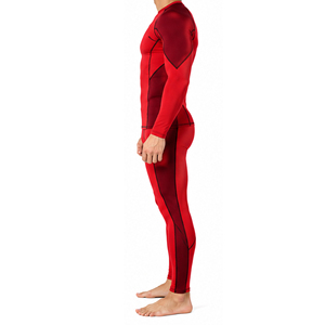 Ensemble de survêtement de compression personnalisé pour hommes – Haut de fitness à manches longues et collants à séchage rapide, haute élasticité, idéal pour la course, la gym et l'entraînement - Product Image 2