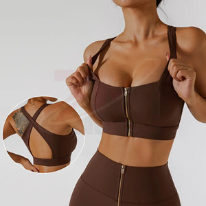 Soutien-gorge de sport solide haute performance avec découpe automatique – Produits phares – Soutien-gorge de sport pour femme pour le fitness – Soutien-gorge de sport pour adultes - Product Image 5