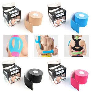 Bandes <span class=keywords><strong>de</strong></span> kinésiologie sans latex pour soutien musculaire, chevilles, poignets, genoux et articulations – Élastiques et adhésives - Product Image 3