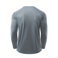 Chemises à manches longues pour hommes en gros, protection solaire UPF 50+, séchage rapide, évacuation de l'humidité, t-shirts de sport