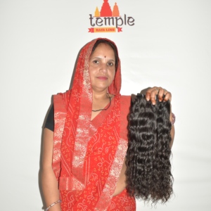Deep Indian <b>Curly</b> Human <b>Hairs</b> Bundles Natural Black Color Remy Grade 100g Machine Double Weft Cuticle Aligned Weaving <b>Extensions</b> - Product Image 6
