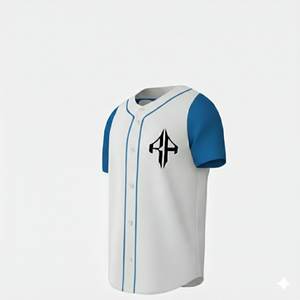 Camisetas de Béisbol de Poliéster 100% con Impresión Digital de Alta Calidad, Transpirables, de Secado Rápido, Cuello en V, Manga Corta, RIVIAN - Product Image 4