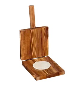 Presse à tortillas en bois naturel réutilisable ILAHI - Machine à tortillas en gros, compatible lave-vaisselle, écologique, pliable - Product Image 3
