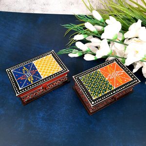 Handmade Wooden Jewelry Box Decorative Ring Holder Necklace <b>Storage</b> <b>Chest</b> Budget Friendly Gift Luxury Wooden Jewelry Box - Product Image 3