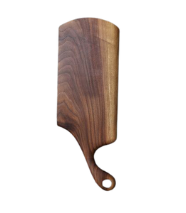 Planche à découper artisanale en bois naturel, planche à découper solide de qualité supérieure, planche de service rustique pour la cuisine, pour la préparation des aliments et la table - Product Image 1