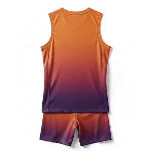 Ensemble d'uniformes de basketball au design moderne, impression par sublimation, maillot de basketball professionnel pour équipe avec poches, shorts personnalisés - Product Image 2