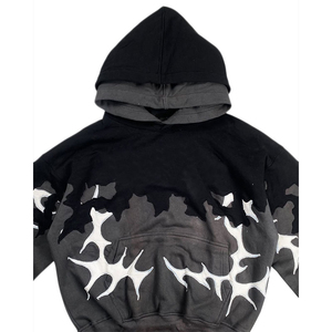 Sweat à capuche en molleton régulier Y2K 440 GSM |   Vêtement unisexe à coupe ample |   Sweat-shirt à capuche streetwear personnalisé 100% coton avec logo |   Fabricant Personnalisé - Product Image 5