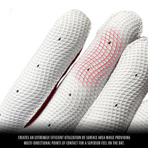 Breathable Waterproof Full Finger <b>Baseball</b> Batting <b>Gloves</b> Premium Anti Slip Grip Shock Absorption Lightweight Durable Sports - Product Image 2
