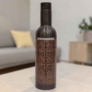 ขวดลายฉลุโบราณจากอินเดีย ส่งออกต่างประเทศ (ทองแดงบริสุทธิ์รับรองมาตรฐาน) - Product Image 1