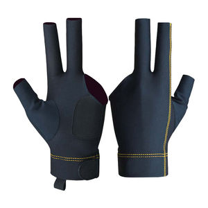Guantes de Billar Deportivos Elásticos que Absorben el Sudor, Guantes de Snooker Personalizados con 3 Dedos Libres para Carambola, Pool y Snooker - Product Image 5