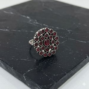 Wholesale Oxidized Silver Multi Gemstone Women <b>Rings</b> Bulk Supplier | Direct Factory Manufacturer Premium Quality | Fast Shipping - Product Image 4