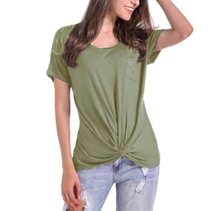 Vestido Camiseta de Algodón Suave de Alta Calidad al por Mayor para Mujer, Vestido Camiseta con Estampado Serigrafiado, Camisetas Largas Lisas para Mujer - Product Image 3