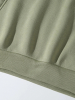 Sweat à capuche personnalisé avec fermeture éclair pour hommes Sweatshirts à capuche unisexe avec impression graphique double couche en tissu et logo sérigraphie grande taille pour femmes