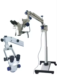 Microscopio Quirúrgico Dental Inclinable con Brazo Ajustable, Blanco, Certificado CE, Ampliación de 3 Pasos - Product Image 1