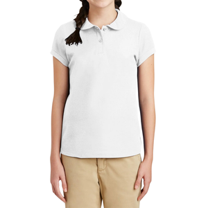 Camiseta Polo de Manga Corta con Cuello Peter Pan para Niñas, Personalizable, al por Mayor - Product Image 4