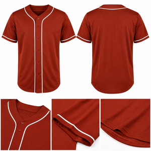 Camiseta de béisbol cómoda diseñada para clubes, equipos y eventos deportivos con movimiento fácil y rendimiento transpirable. - Product Image 5