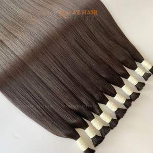 Vente en gros 100% extensions de cheveux humains vietnamiens droits en vrac alignés sur les cuticules non transformés bruts et bon marché - Product Image 6