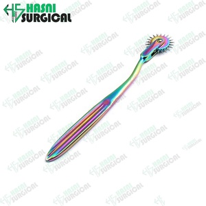 Molinete giratorio de alta calidad Wattenberg Spur 7 cabezas de acero inoxidable multicolor Arco Iris Pin - Product Image 1