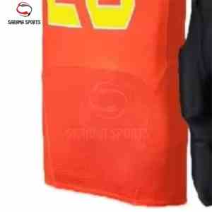 Ensemble de vêtements de sport personnalisés, respirant, à séchage rapide, coupe ajustée, uniforme de football américain pour adultes - Maillot et short - Product Image 3