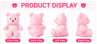 Peluche Lapin Mignon en Tissu Velboa, Jouet en Peluche Doux, Poupée Lapin en Peluche, Sûr pour Bébé, Jouet Lapin de Pâques Kawaii