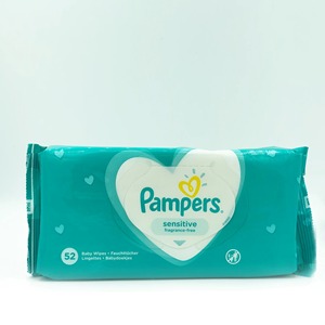 Toallitas Húmedas para Bebé Pampers Sensitive, 15 Paquetes de 80 = 1200 Toallitas, Sin Perfume, para una Limpieza Suave y Delicada - Product Image 3