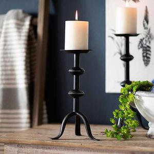 Handmade Iron Candle Holder Contemporary Decorative Accent For Bedroom Living Area And Festive Candle Arrangement Collection - Product Image 3