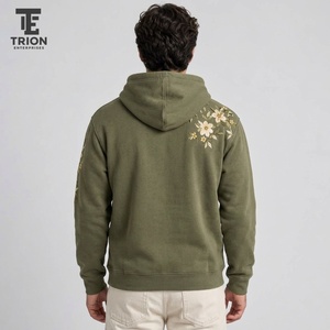 Sweat à capuche brodé pour homme, offrant un confort doux, une chaleur agréable et des broderies élégantes, idéal pour les sorties décontractées, les voyages, les week-ends et l'usage quotidien. - Product Image 4