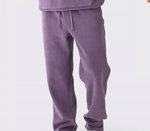 Pantalon de survêtement décontracté pour homme en laine vintage, taille mi-haute, coupe droite, avec cordon de serrage et poches latérales, idéal pour l'automne - Product Image 5