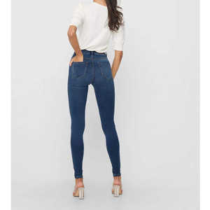 Pantalones de mezclilla sexy para mujer al por mayor 2026, estilo ajustado, color azul, servicio OEM - Product Image 3