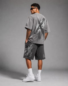 2026 New Summer Men's Casual Shorts <b>Set</b> Plain Color Solid 100% Cotton Quick Dry <b>Knitted</b> Pocket Customized Logo Twin <b>Set</b> - Product Image 5