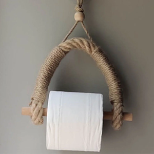 Rope Toilet Paper Hanger Custom Demanding Hotels Washrooms Wall Storage Toilet Paper <b>Roll</b> Holder - Product Image 1
