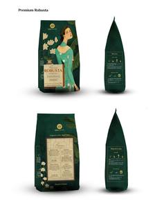 Café de Vietnam Premium de Alta Calidad, 100% Arábica, Tueste Medio, Sin Azúcar, Grado A, Granos Enteros Tostados, Empacado en Bolsas - Product Image 1