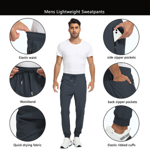 Pantalons de survêtement d'été pour hommes avec design personnalisé, vêtements d'entraînement respirants, fabrication OEM au Pakistan, exportation - Product Image 5