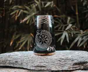 Taza de Cerveza Hecha a Mano de Cuerno con Asa, Estilo Vintage, Ecológica, de Cuerno Natural de Búfalo, Decoración para el Hogar, Cultura Vikinga - Product Image 3
