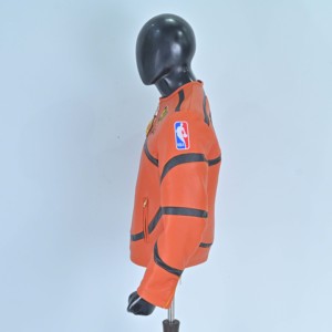 Veste matelassée unisexe d'hiver de haute qualité, en cuir véritable, à capuche, coupe-vent, légère, élégante, tendance, de luxe, vente en gros - Product Image 6