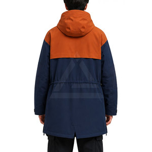 <b>Men</b> Oversized Parkas <b>Jacket</b> <b>Long</b> Style Winter Outerwear Comfortable Hooded <b>Jacket</b> For Travel Outdoor Daily Use - Product Image 4